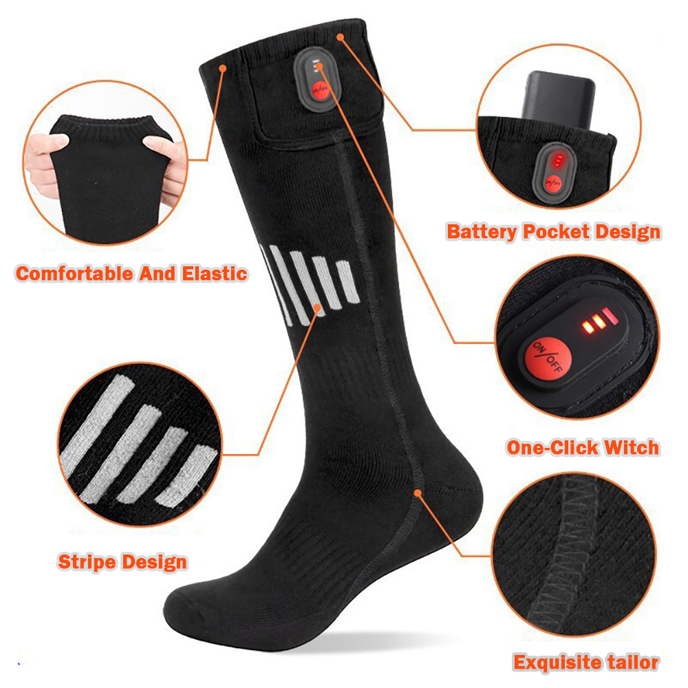 Winter Heated Socks With Batte - Thermal Sock Winter 评论和价格