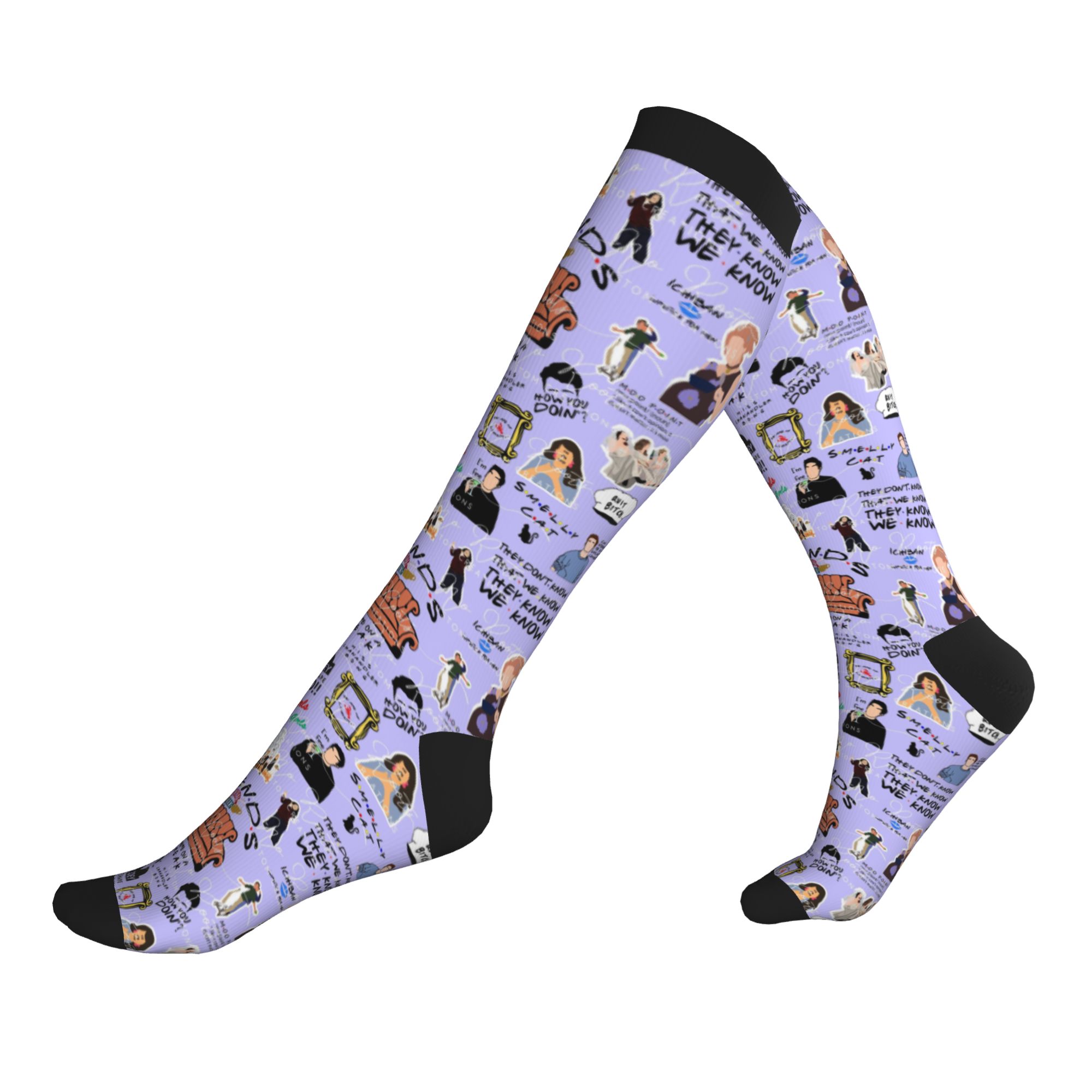Friends Classic TV Show Men Wo - No Show Sock Women 评论和价格