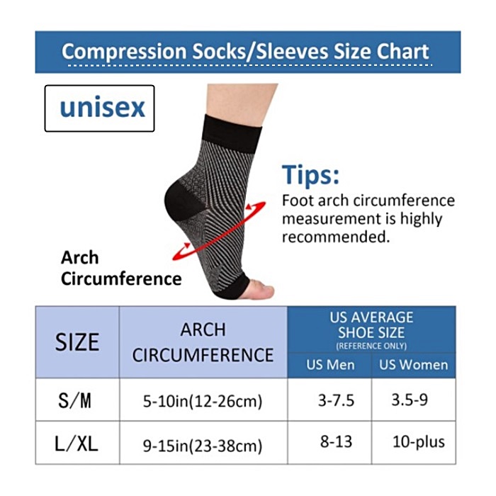 1pair Neuropathy socks,Ankle b - Ankle Brace Sock 评论和价格