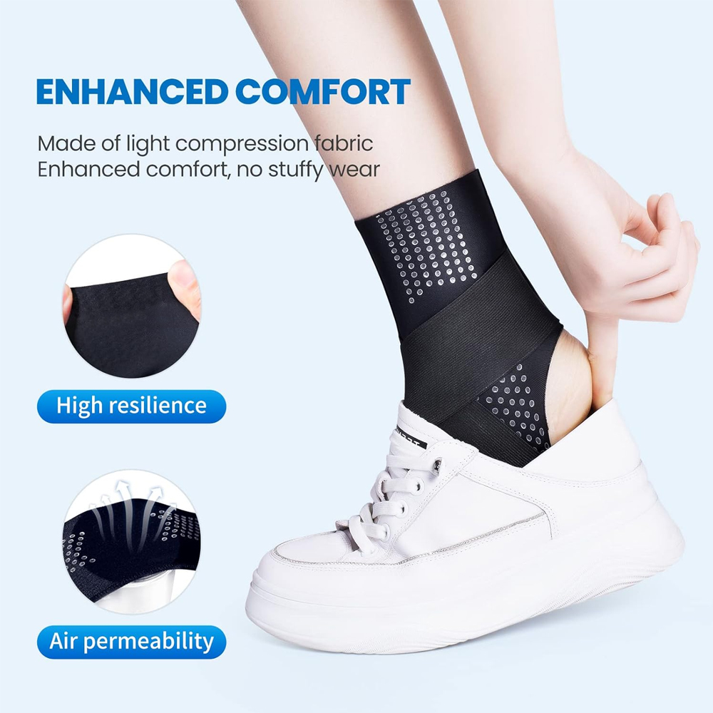 1Pcs Adjustable Compression An - Ankle Brace Sock 评论和价格