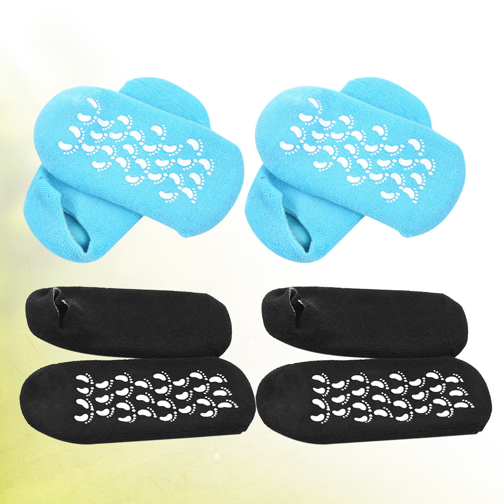 2Pairs Women Foot Spa Moisturi - Invisibility Sock Loafer 评论和价格