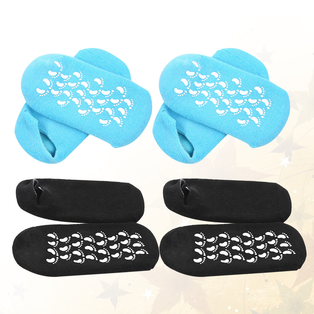 2Pairs Women Foot Spa Moisturi - Invisibility Sock Loafer 评论和价格