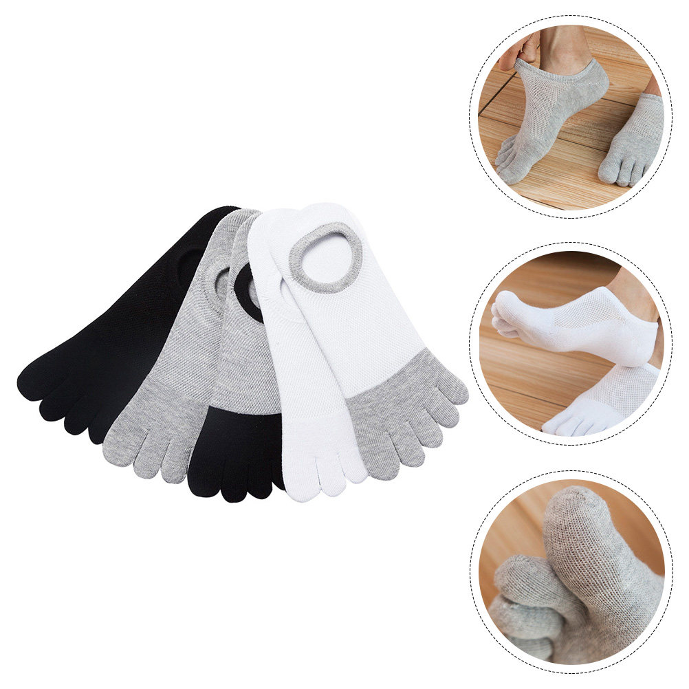5Pairs Male Low Cut Summer Bre - Invisibility Sock Loafer 评论和价格