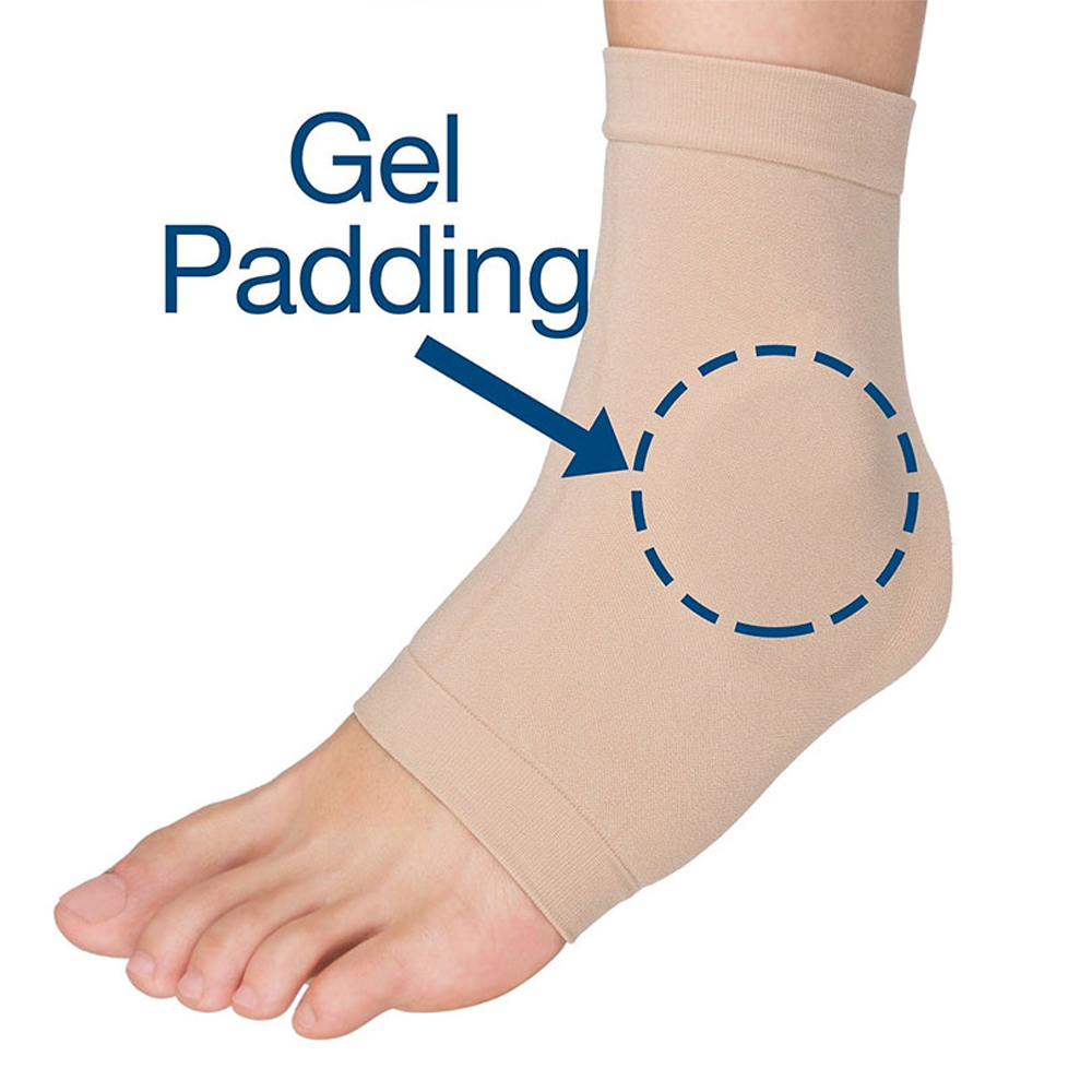1Pair Boot Bumper Gel Pad Slee - Ankle Brace Sock 评论和价格
