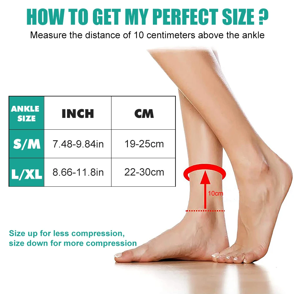 1Pair Plantar Fasciitis Socks, - Ankle Brace Sock 评论和价格