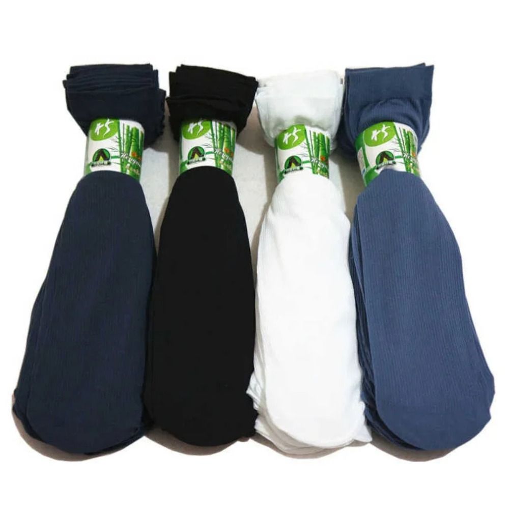 10pairs Fashion Men Ice Silk S - Silk Sock Bamboo 评论和价格