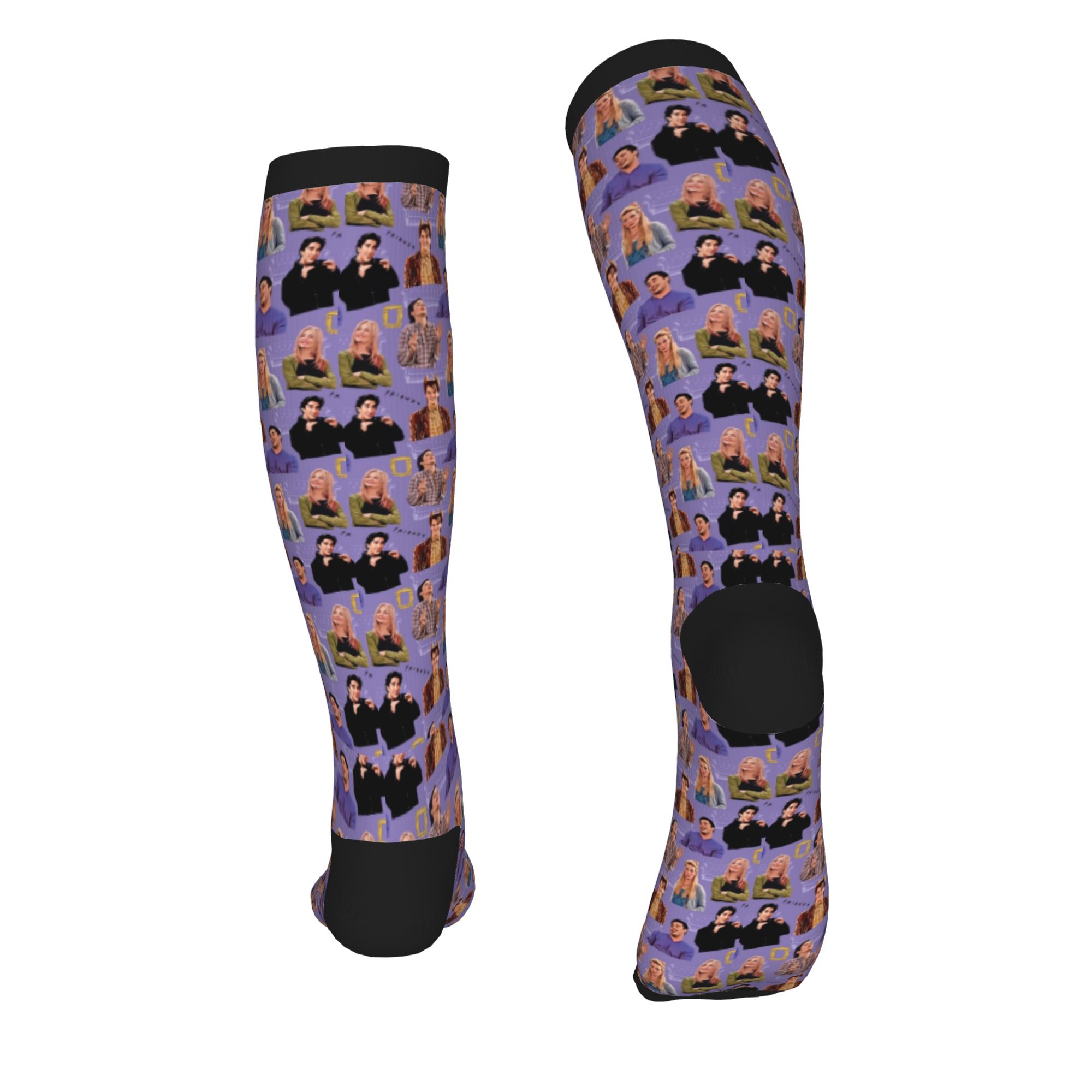 Friends Symbol Collage TV Show - No Show Sock Women 评论和价格
