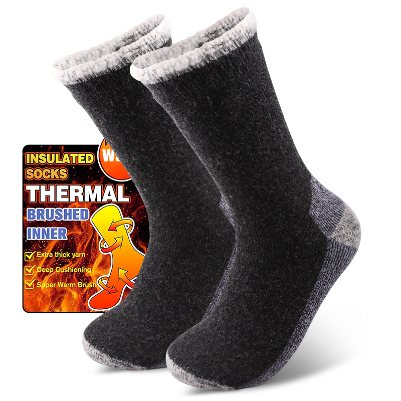 1 Pair Mens Merino Wool Warm S - Wool Hiking Sock 评论和价格