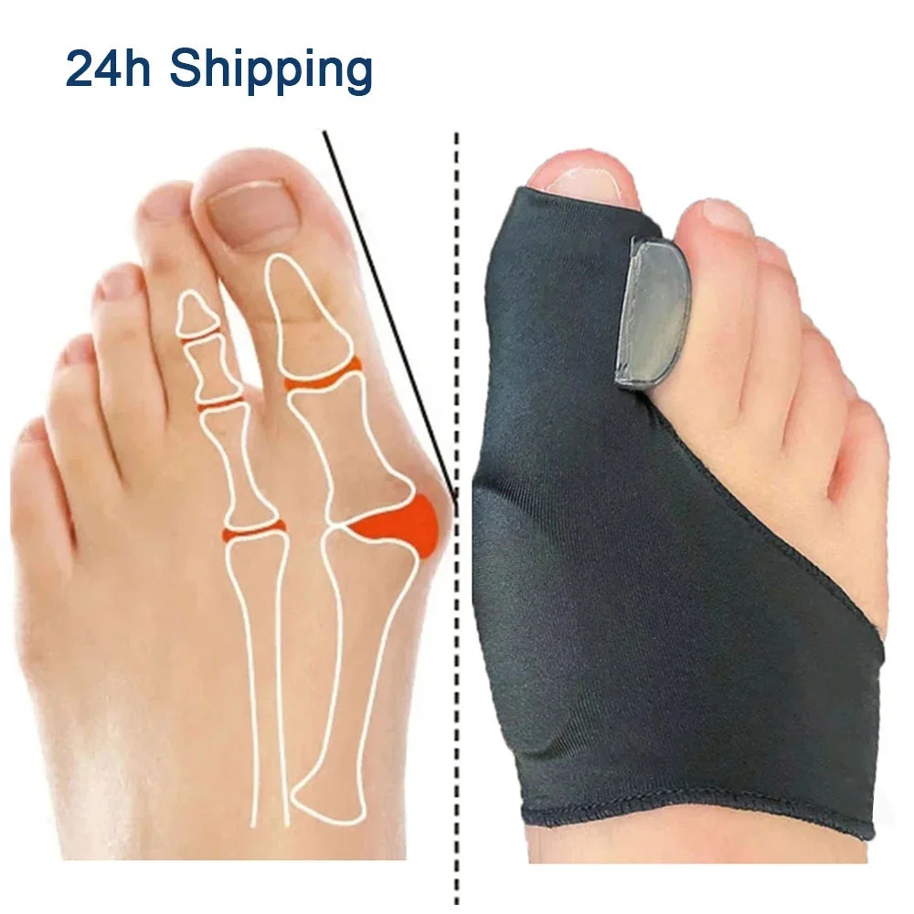 2Pcs Toe Separator Hallux Valg - Ankle Brace Sock 评论和价格